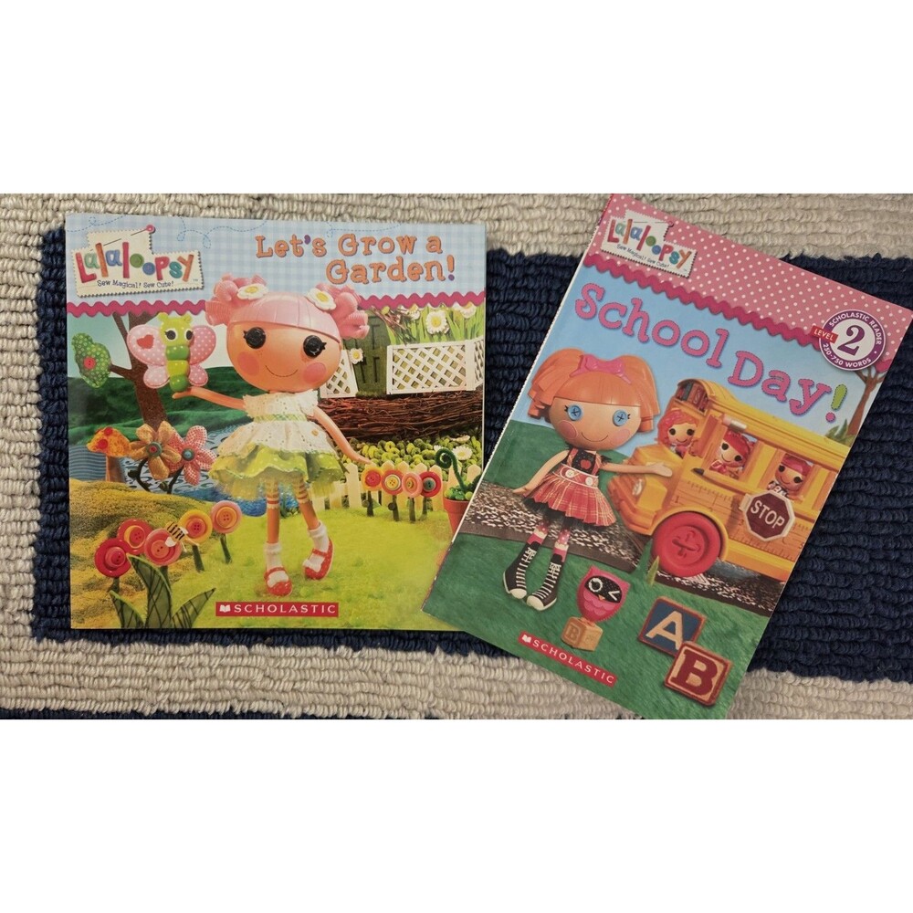 2 Lalaloopsy Books! ~ "Let's Grow a Garden!" and "School Day"